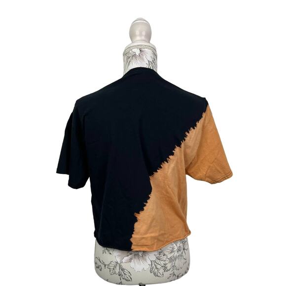 ACDC Size M High Voltage Rock and Roll 1976 Bleached Crop Tee - Picture 7 of 8